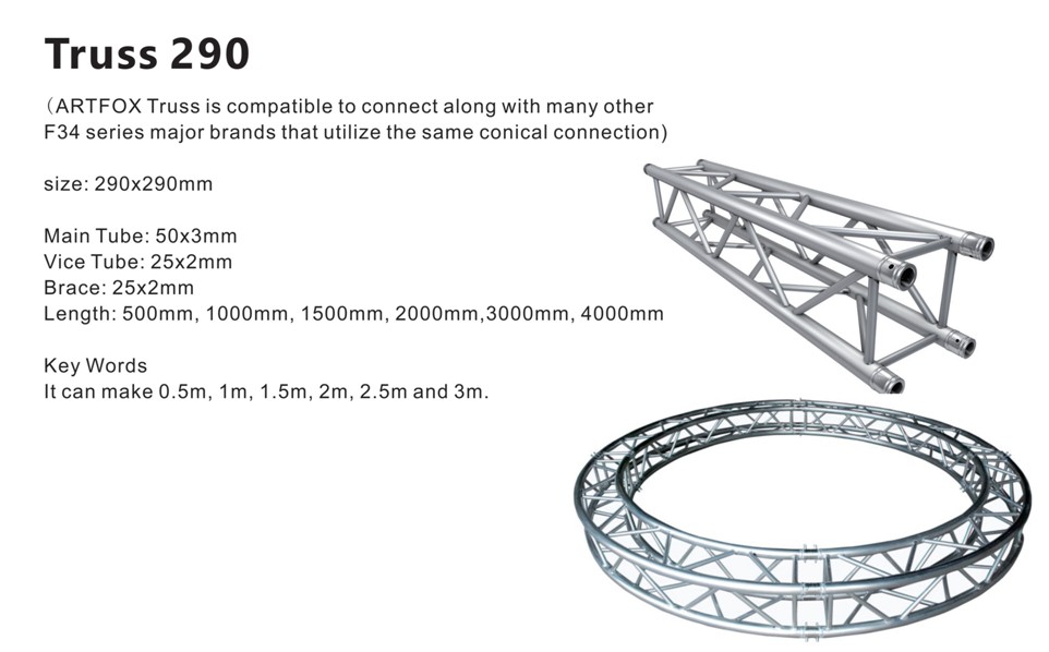 Square truss 290